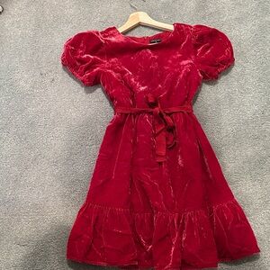 Crewcuts Red velvet Kids Dress